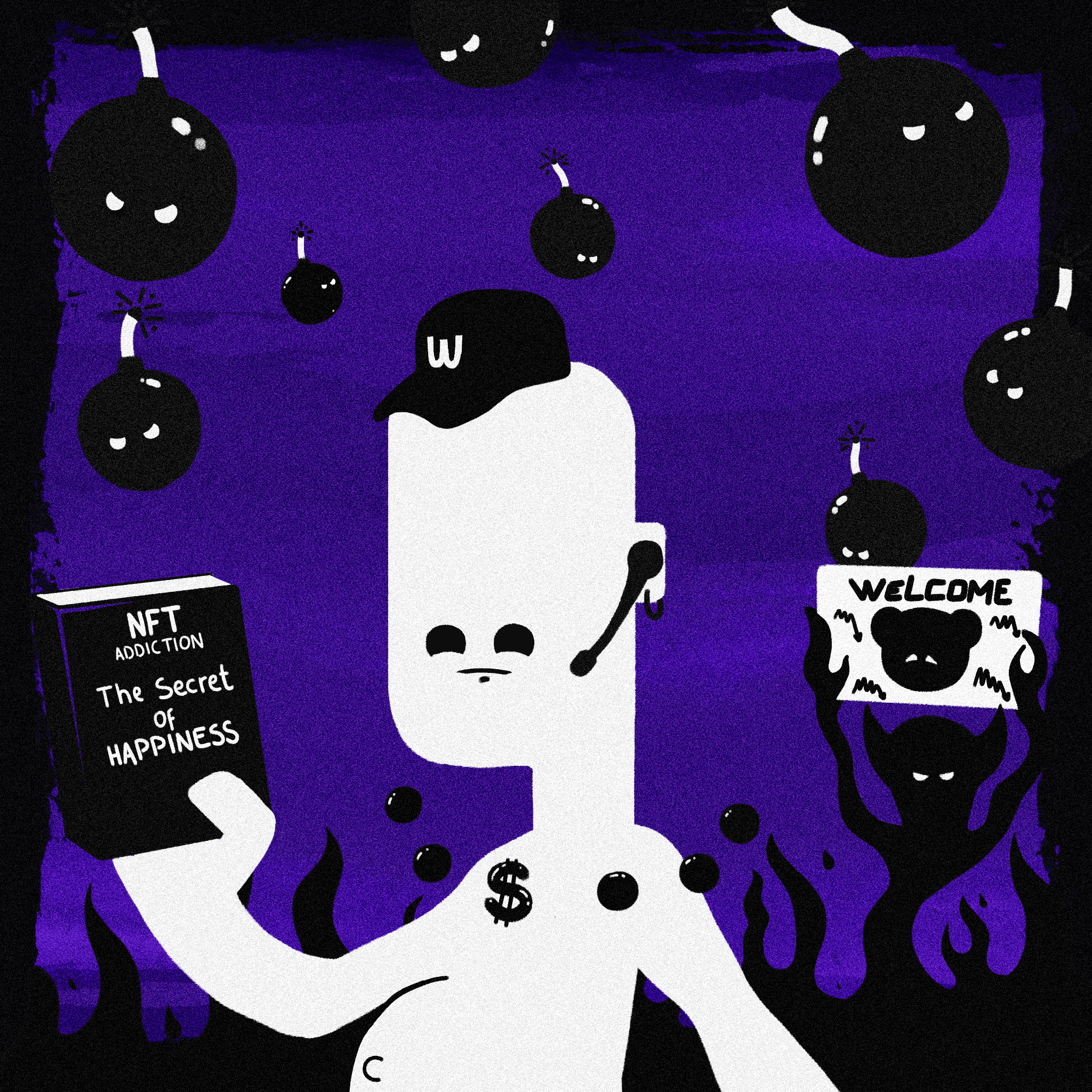 The Memevils #78 static token preview