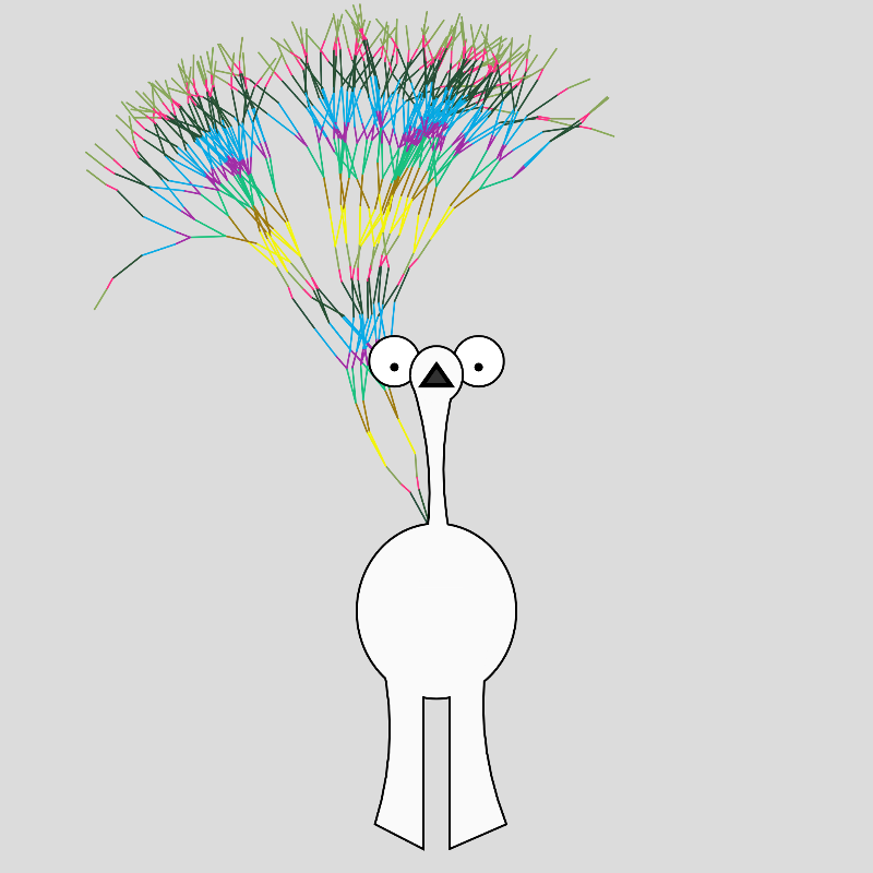 Peacocks #115 static NFT preview