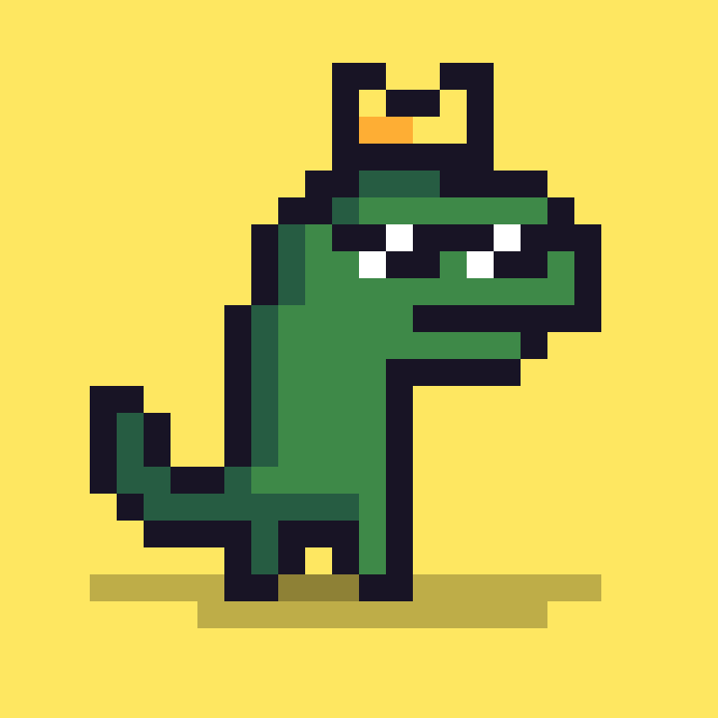 Pixel Dinos #141 static NFT preview