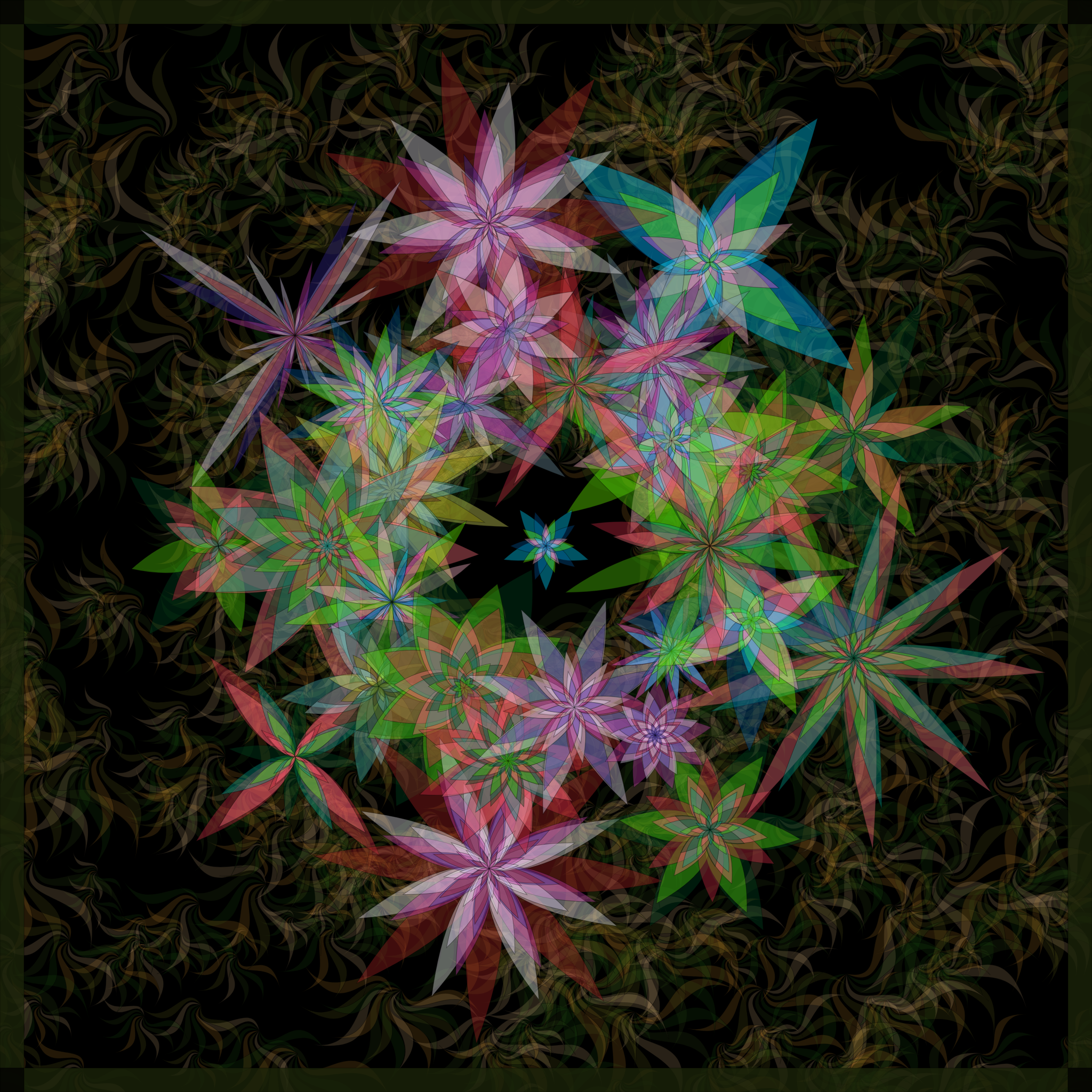 Bezier Garden #97 static NFT preview