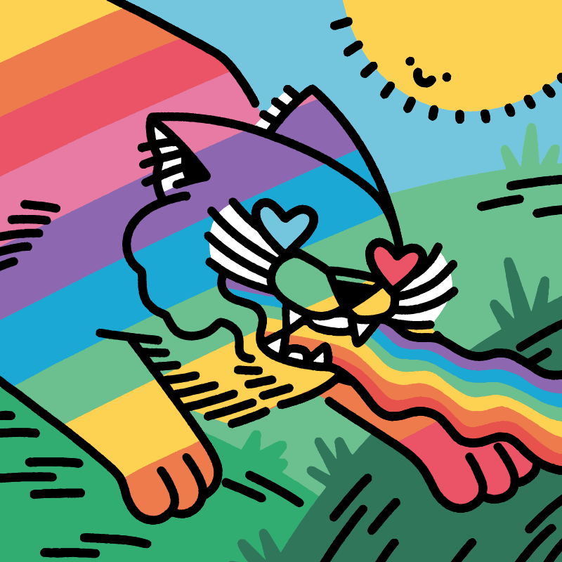 fx(cats) #24 static NFT preview