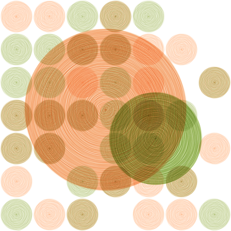Brushed Circles #137 static token preview