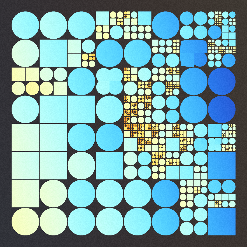 Grid Subdivision I #10 static NFT preview