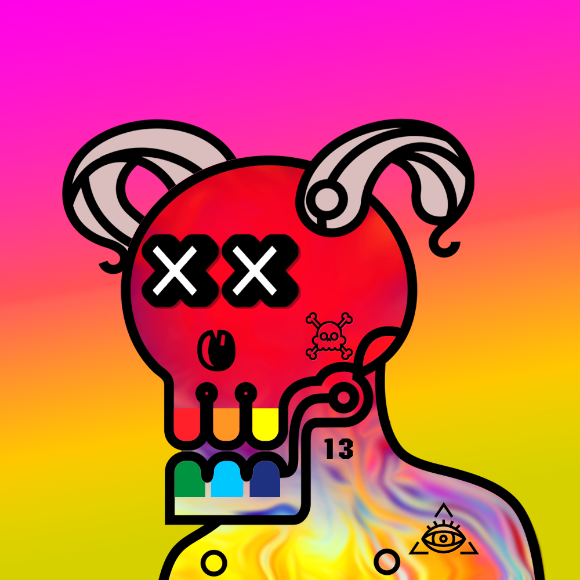 fx-Skull #205 static token preview