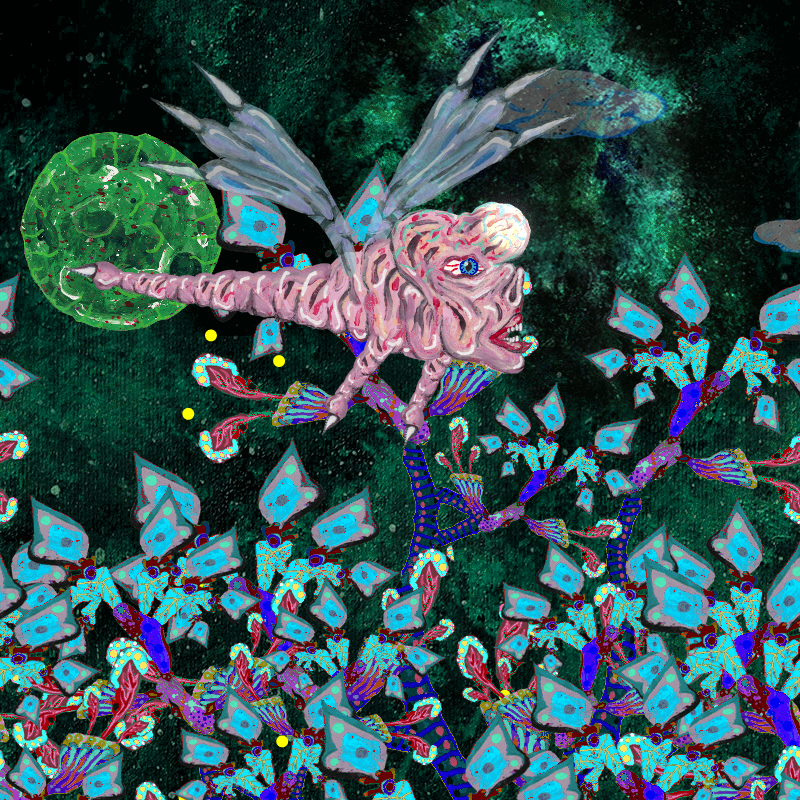 Fireflies and Flower Gardens #89 static NFT preview