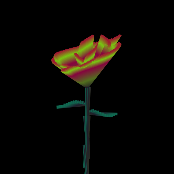 Digital Flower #9 static token preview