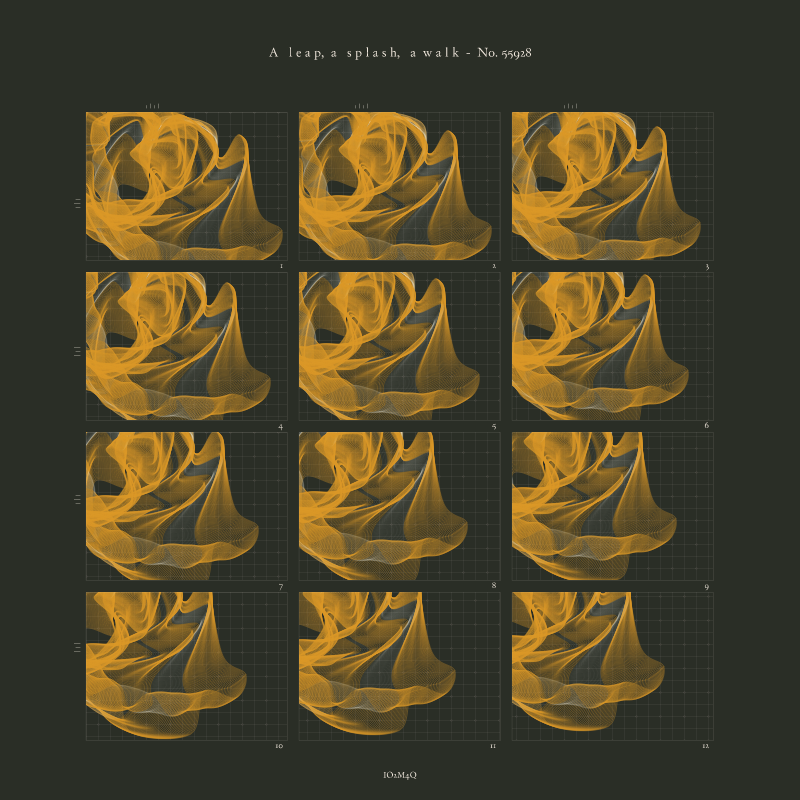 A leap, a splash, a walk #69 static NFT preview