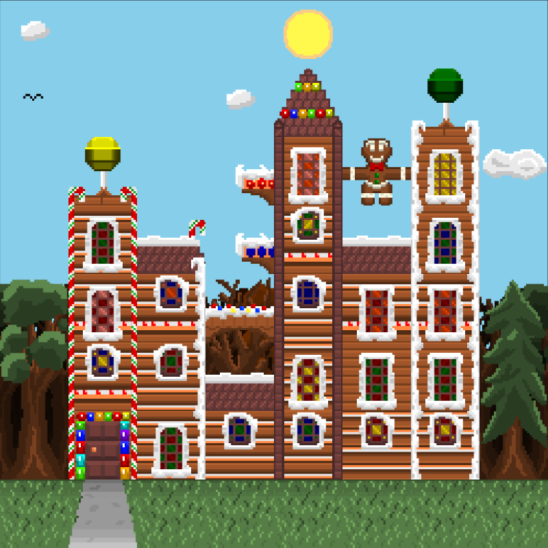 2D Mansion Candy House #31 static token preview