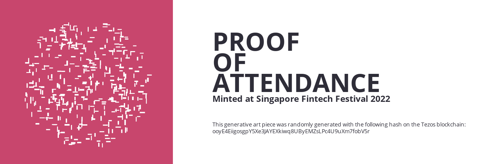 SFF2022 Proof of Attendance Token #1761 static token preview
