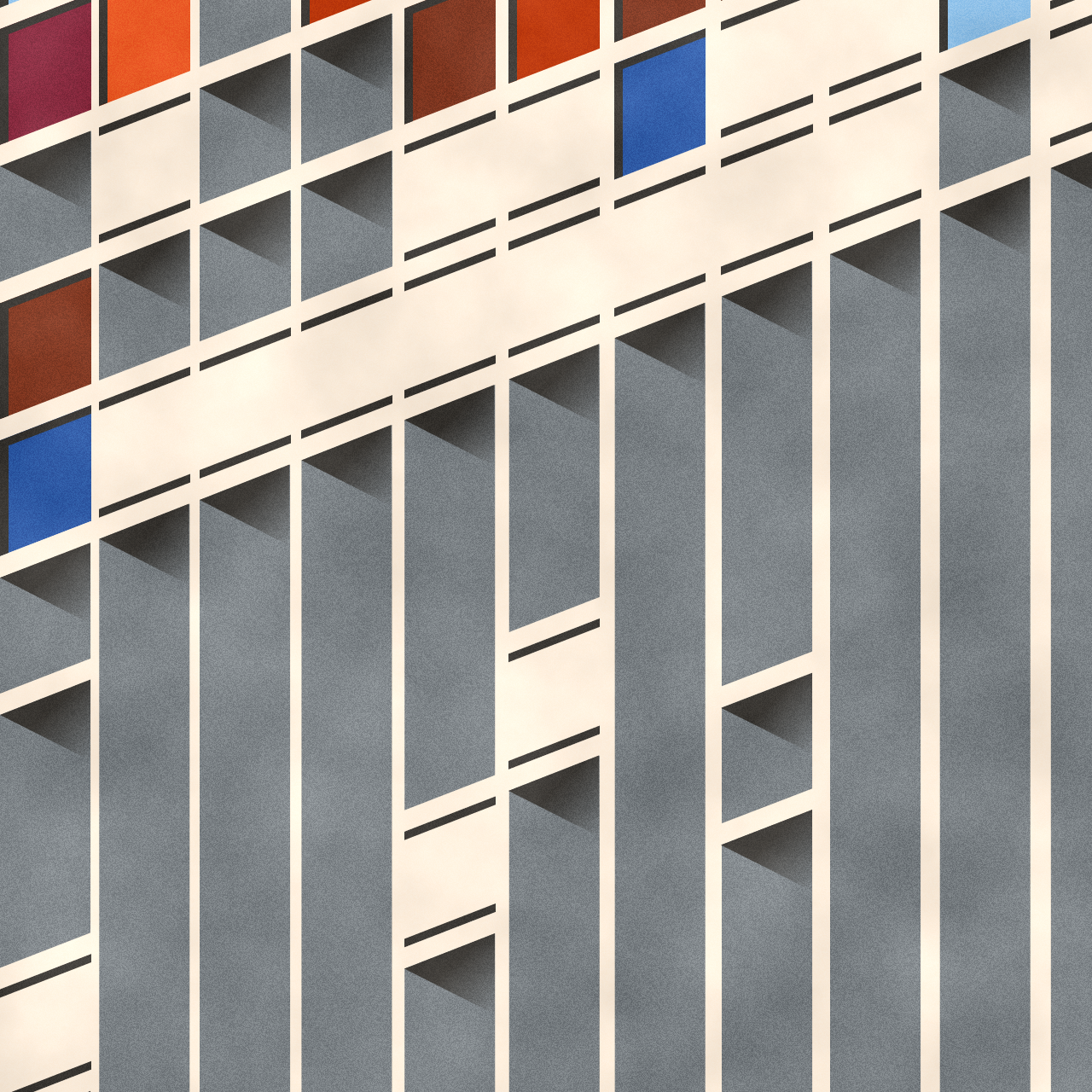 Cité radieuse #124 static NFT preview