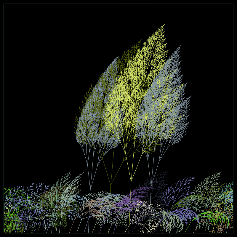 Fractal Forest #198 static NFT preview