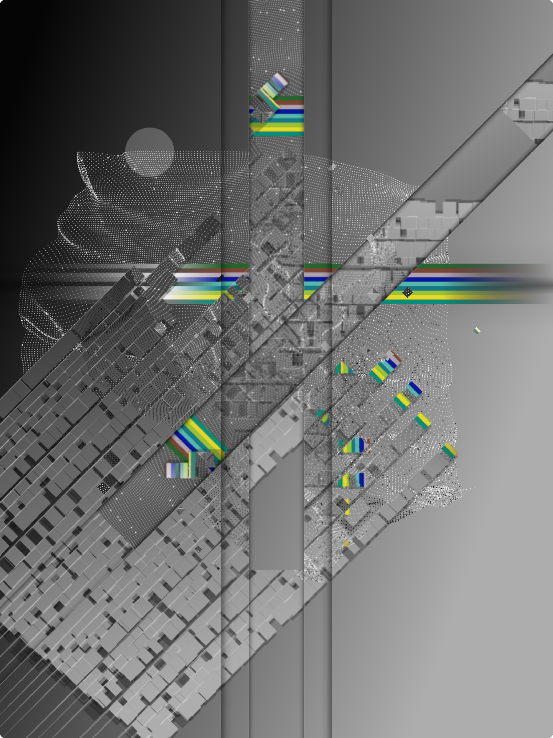 Fronteras en abstracto #186 static NFT preview