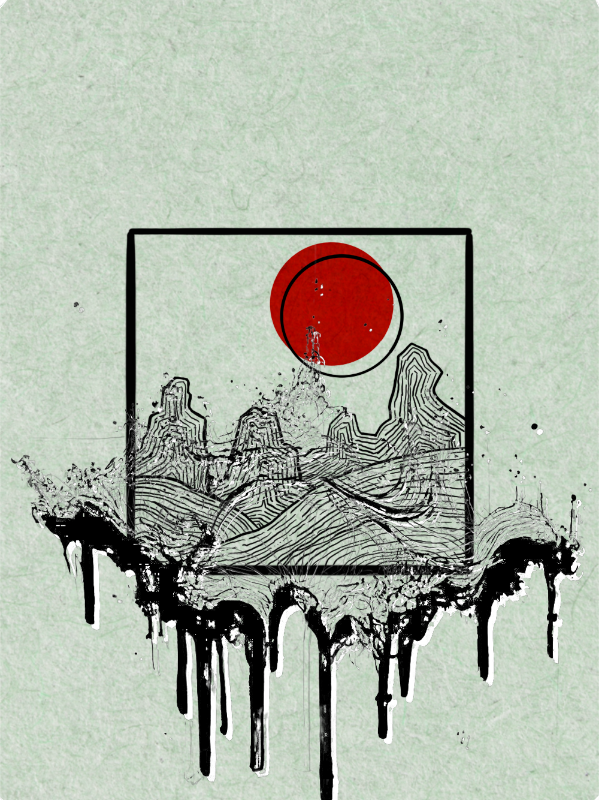 Minimal Land #45 static NFT preview