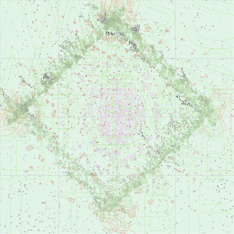 WTBS Logo with Fractals #55 static NFT preview