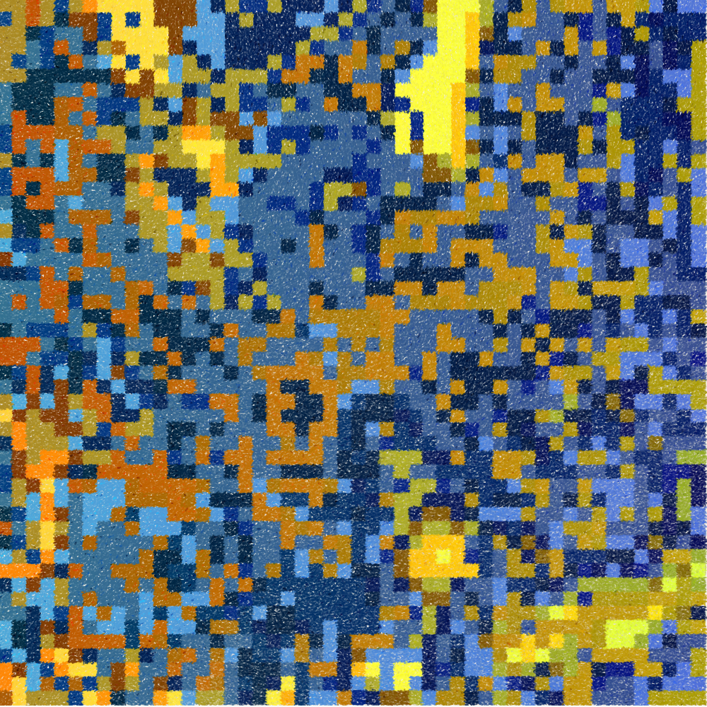 Hydrangea & Patchwork #322 static NFT preview