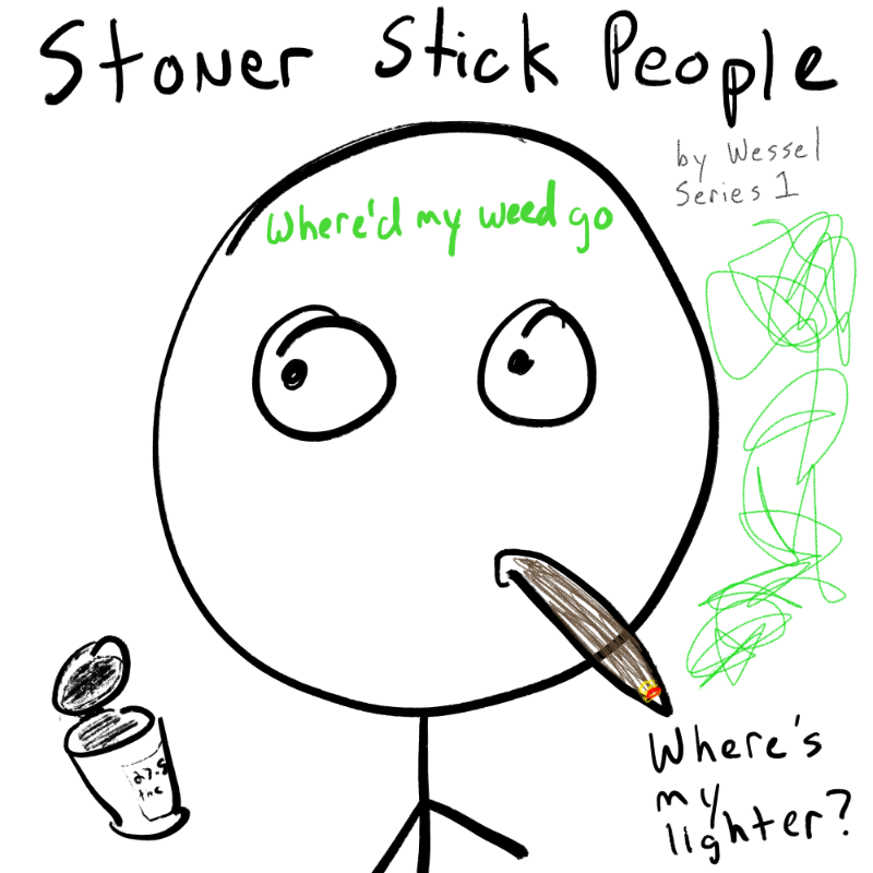 Stoner Stick People #178 static token preview