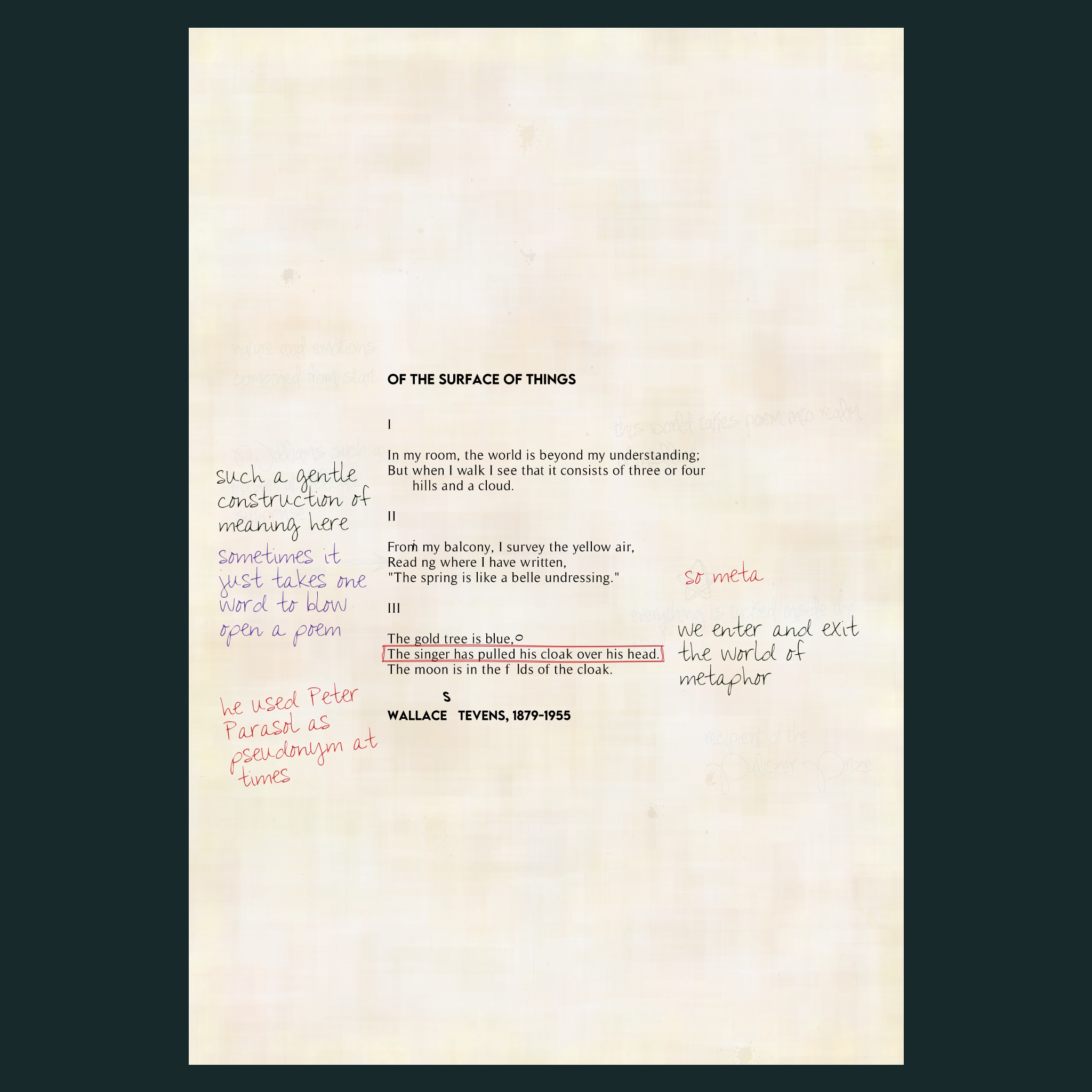 Poems in the Public Domain #170 static NFT preview