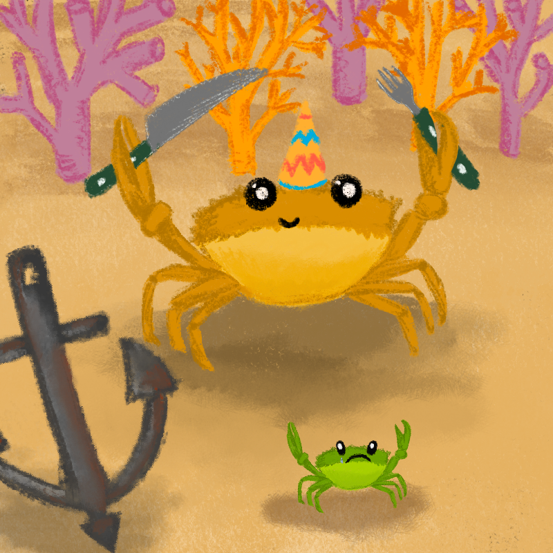 Silly Crab #48 static token preview