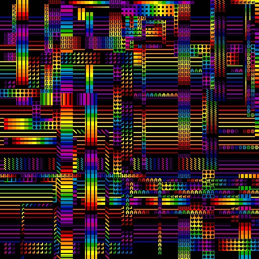 Etch a Rainbow #50 static NFT preview