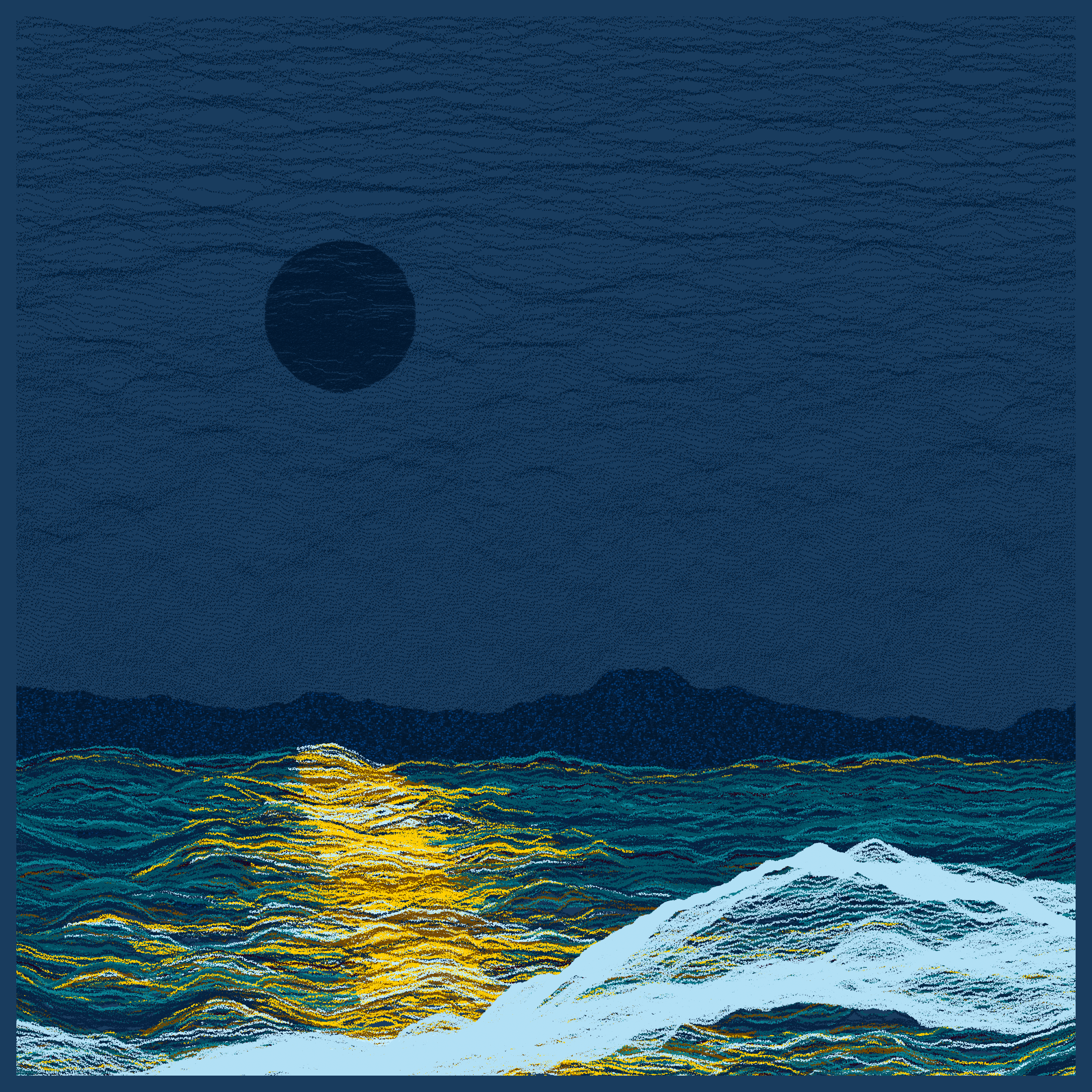 Moonlit Sea #137 static token preview