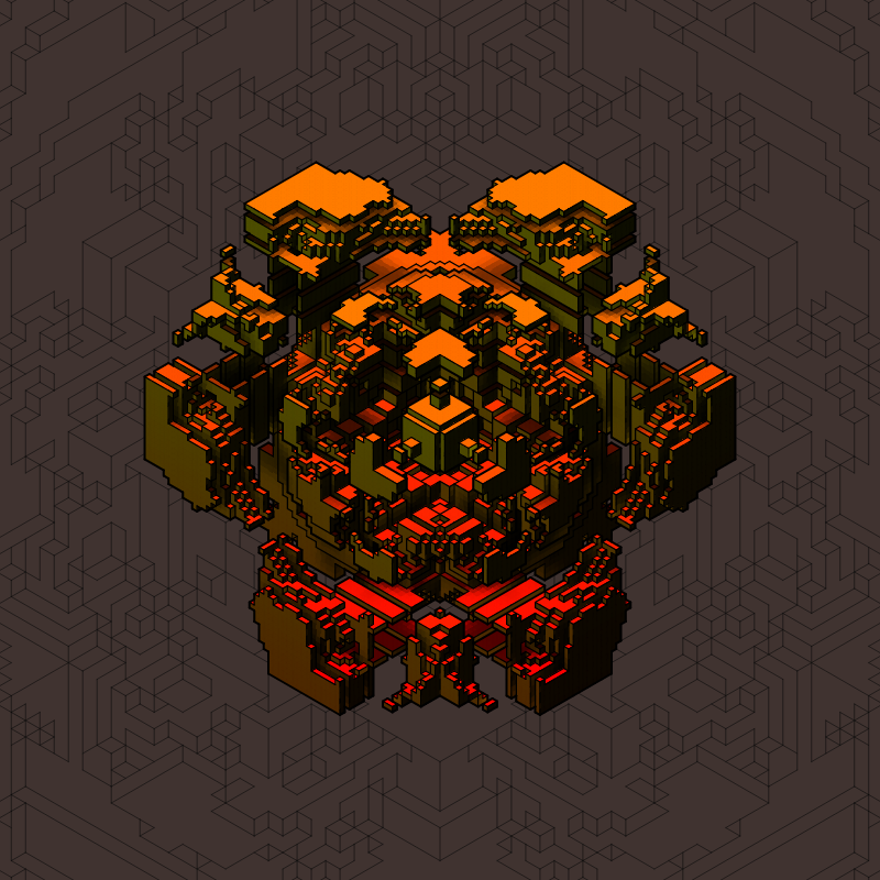 Isofrag generator series I #71 static NFT preview