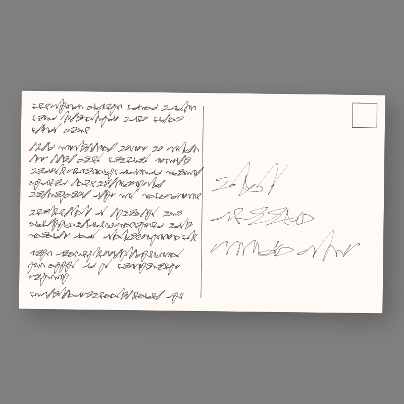 Unmailed Postcards #26 static token preview