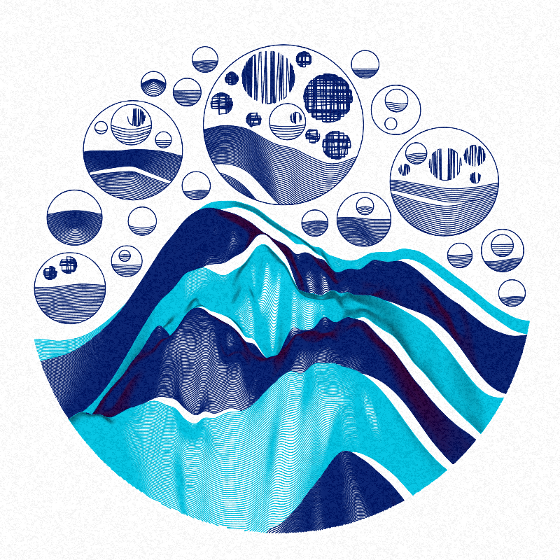 Plottable Mountain Moons #586 static NFT preview