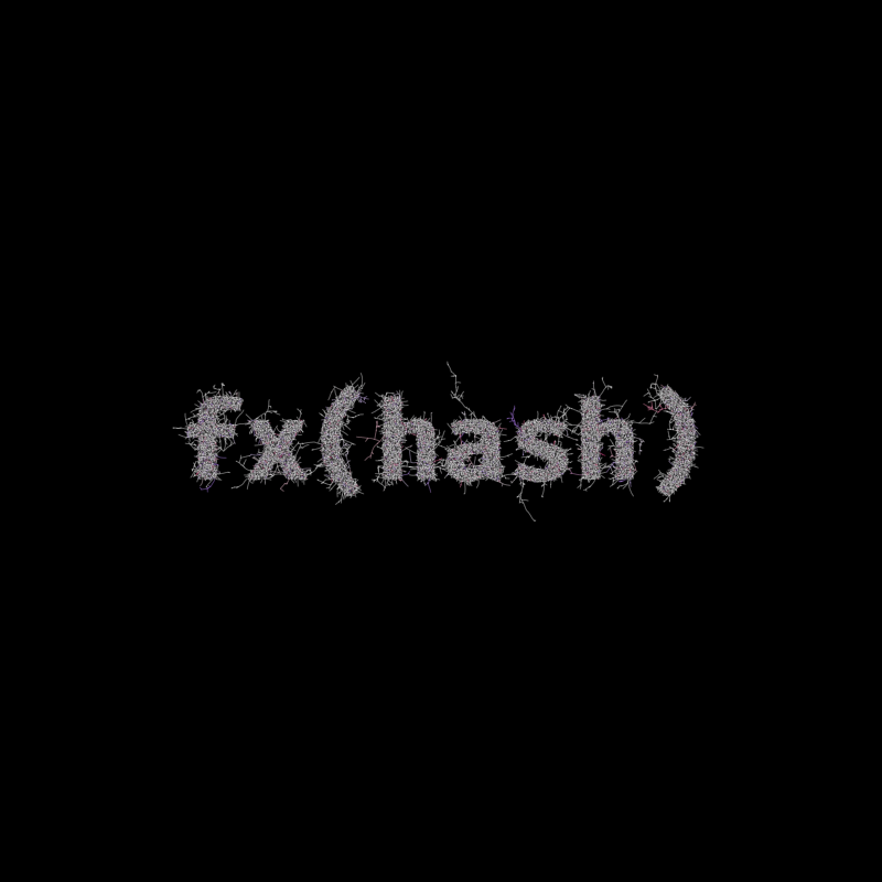 FXHASH Generative Logo #646 static token preview