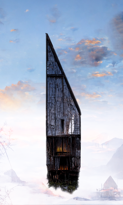 Cabin in the Fogs #41 static NFT preview