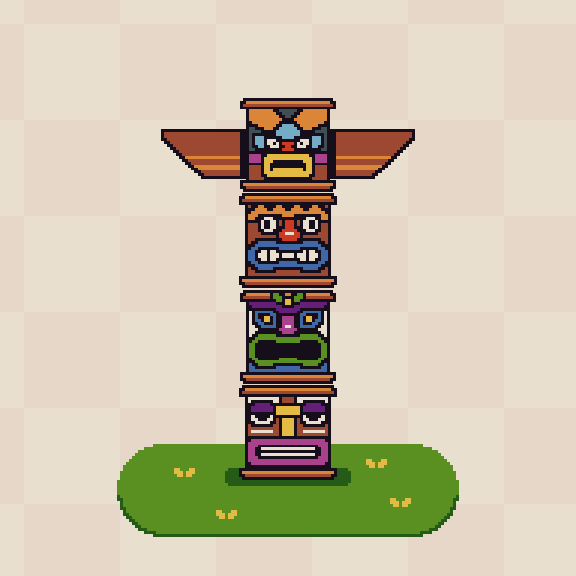 Tiki Totem #41 static token preview