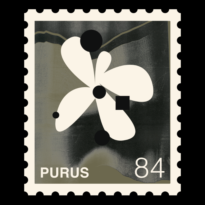 Postage stamp - Snowflakes #39 static NFT preview