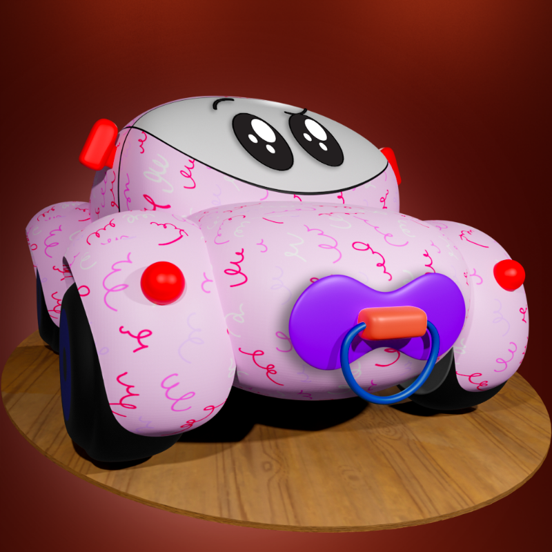 Morixels Colab #8 BabyCar #7 static token preview
