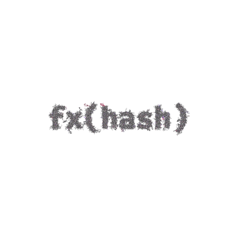 FXHASH Logo with Features #55 static token preview