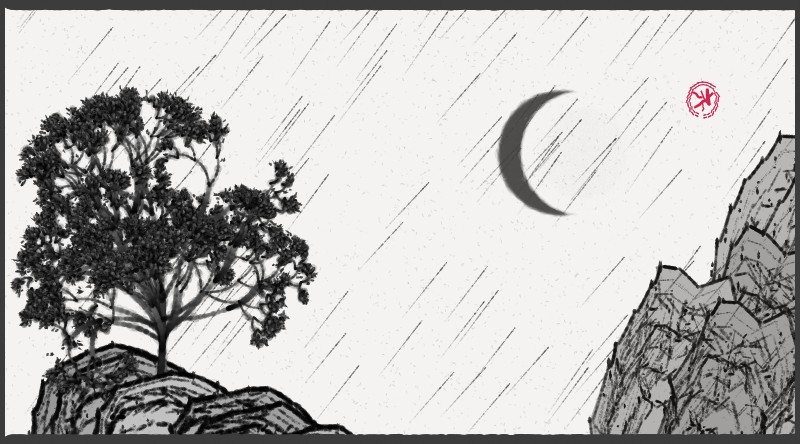 Bloom in the rain #39 static NFT preview