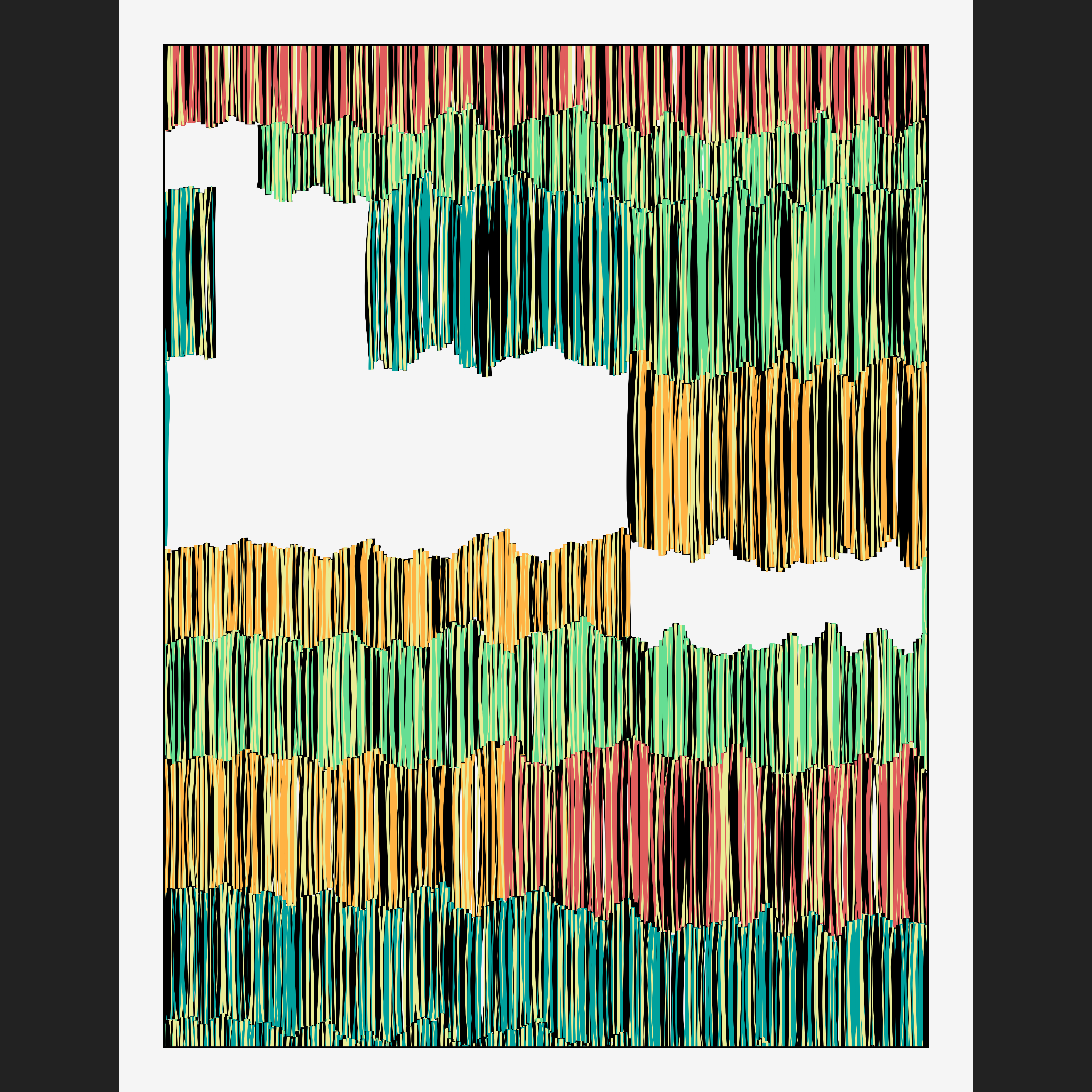 Colour streaks #40 static NFT preview