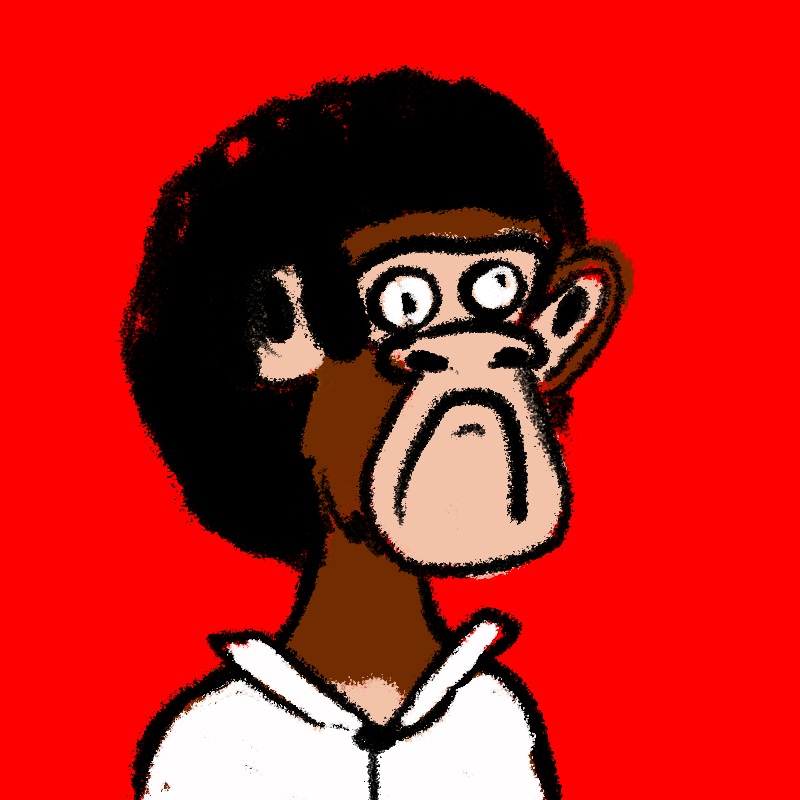 Drawed apes jetski club #26 static token preview