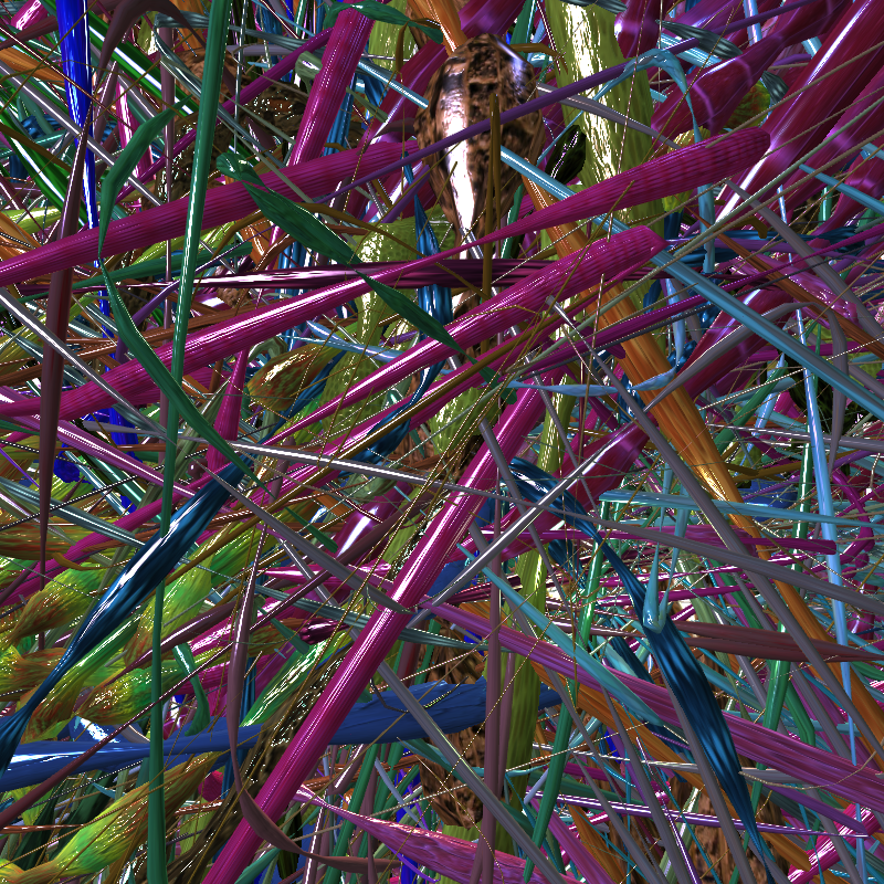 Prismatic Thickets #375 static NFT preview