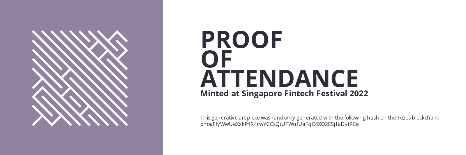 SFF2022 Proof of Attendance Token #885 static token preview