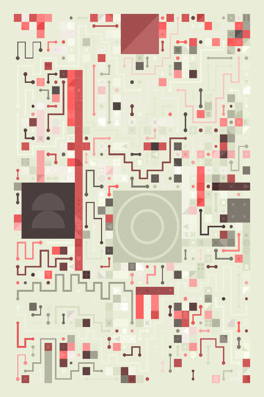 Scattered Pathways #419 static NFT preview