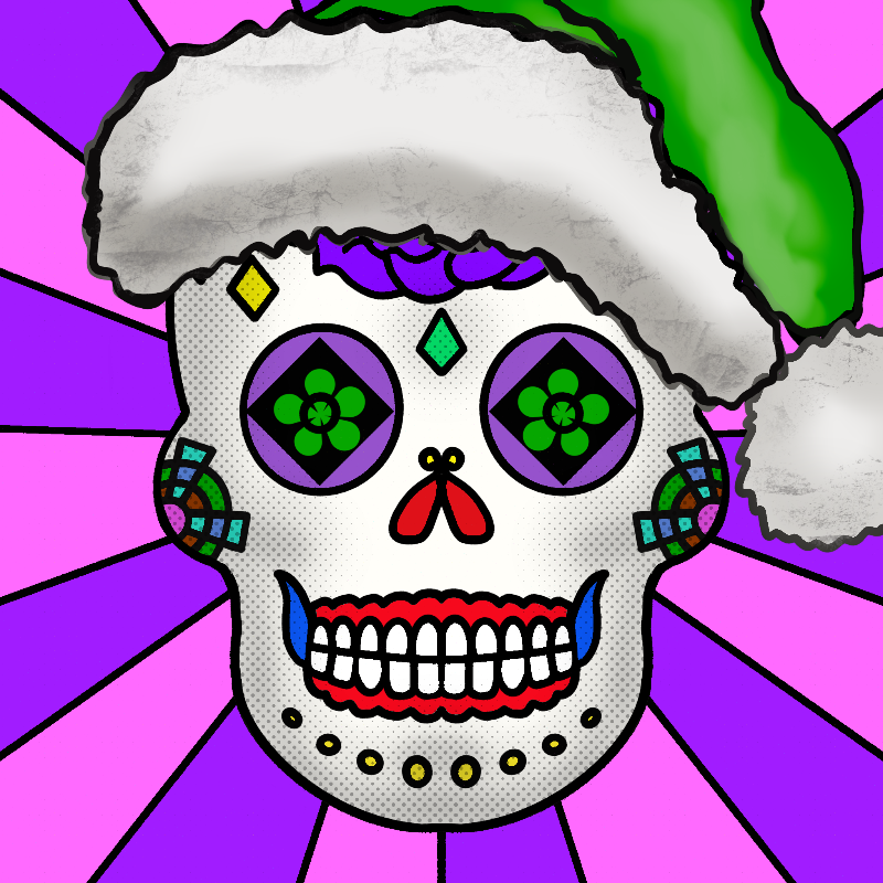 Sugar Skulls #222 static NFT preview