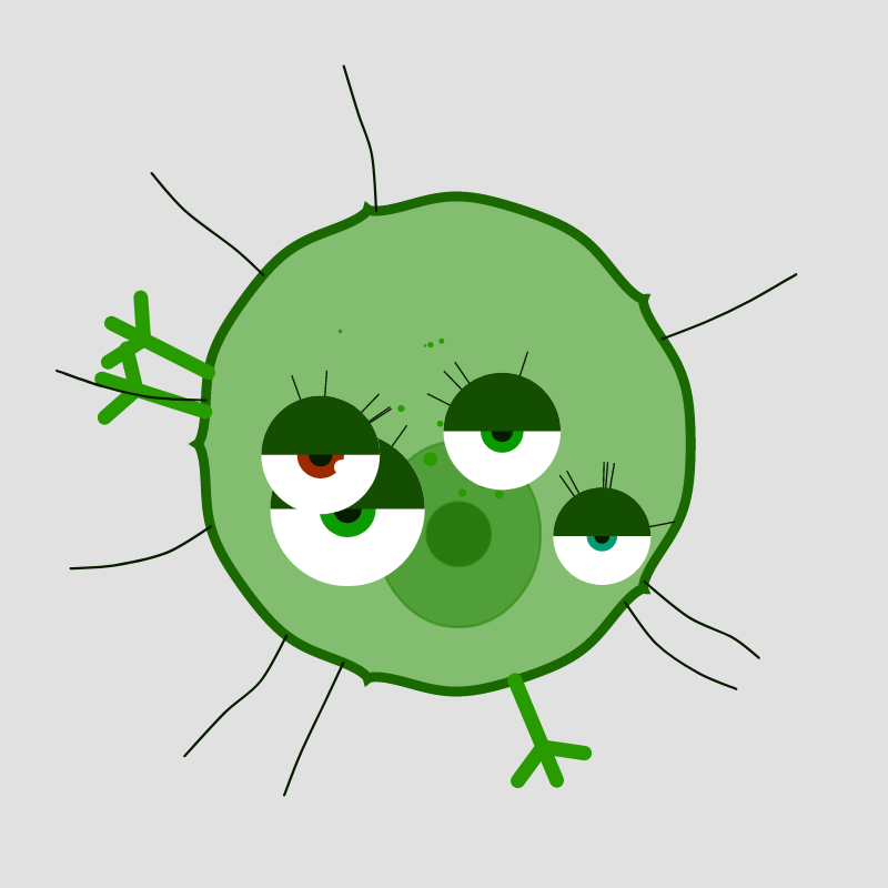 Virus generative #25 static token preview