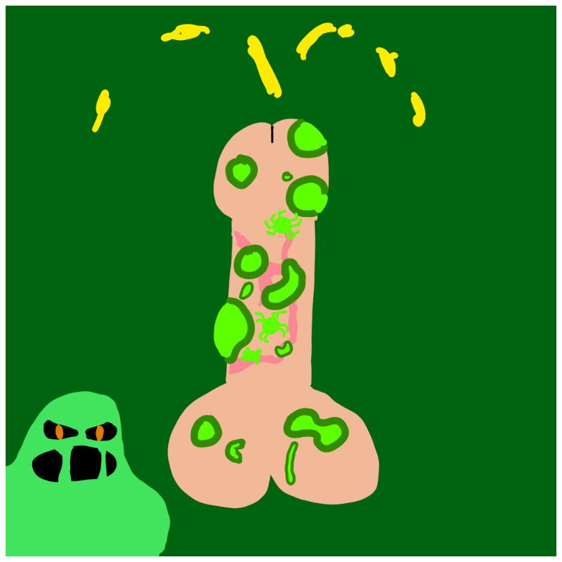 Decayed Dickgenerative Art #29 static token preview