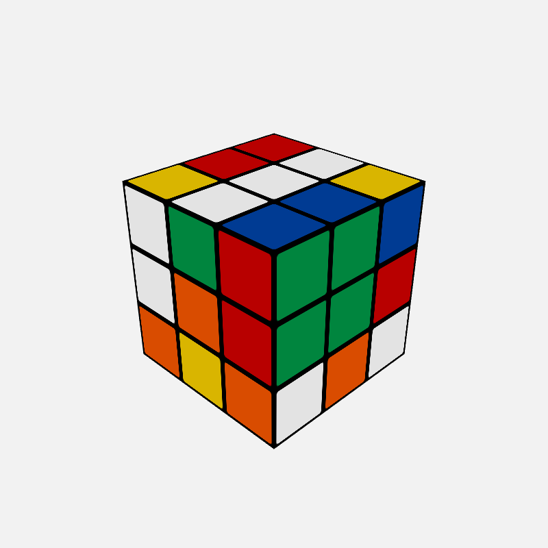 Rubik's Cube #174 static token preview