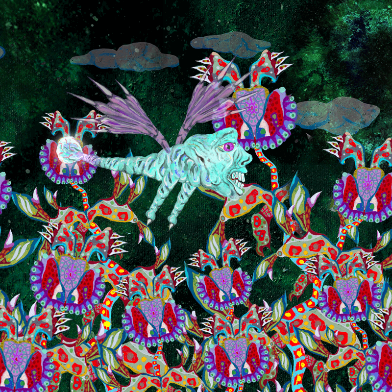 Fireflies and Flower Gardens #97 static NFT preview