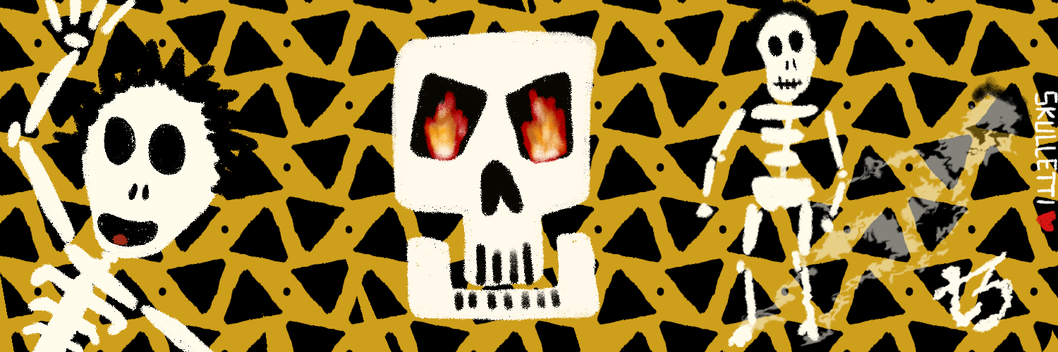 SKULLETTI TWITTER BANNER #93 static token preview