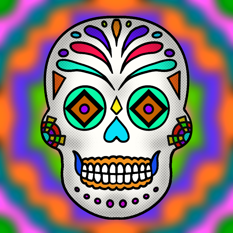 Sugar Skulls #72 static token preview