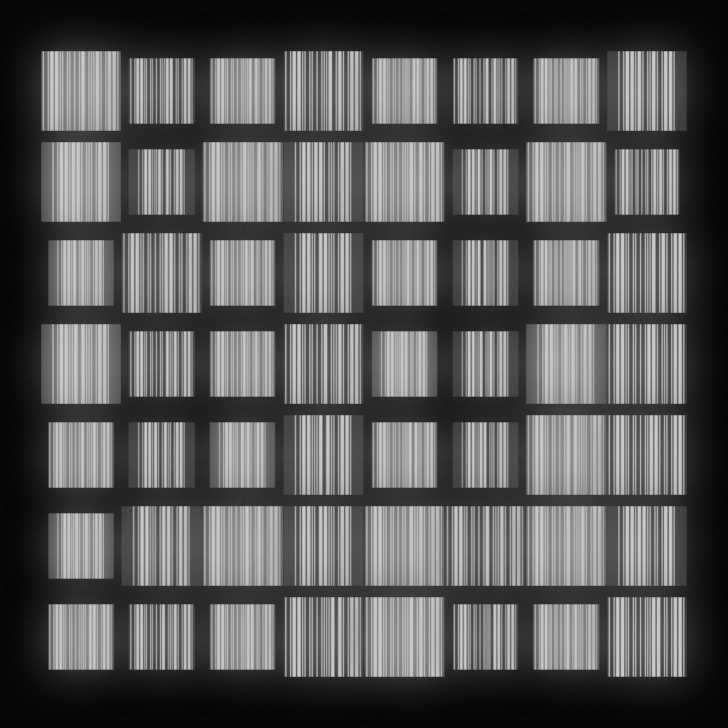 barcode(fxhash) #485 static NFT preview