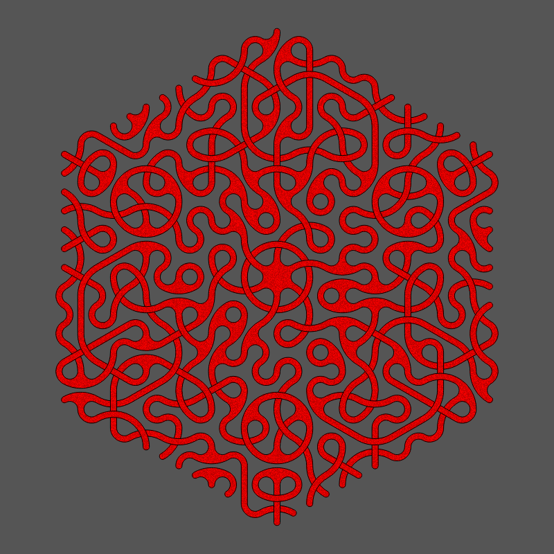 Threefold Symmetry - Dark Variations #213 static NFT preview