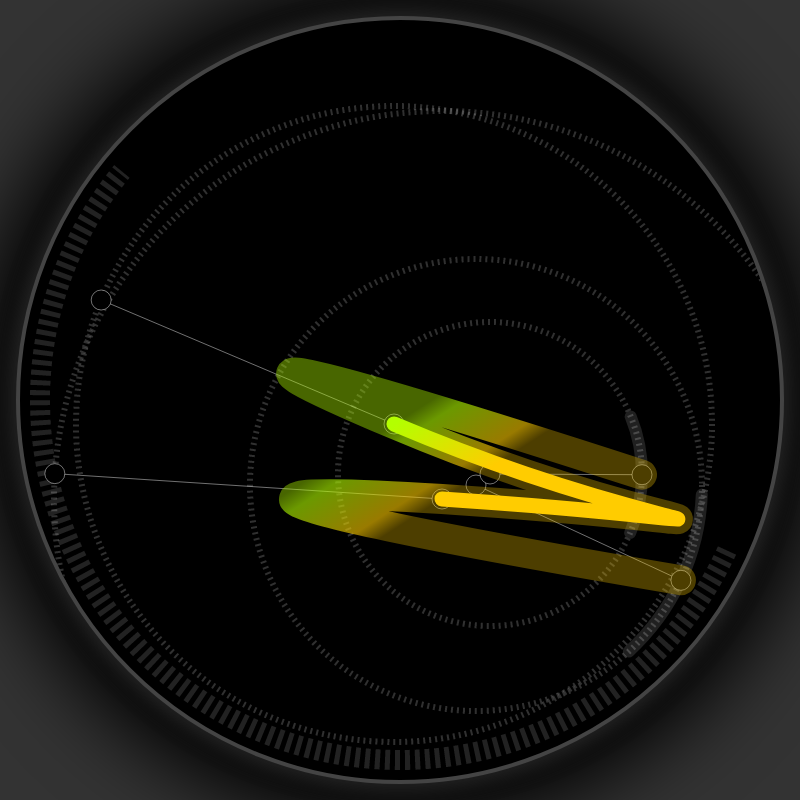 Neon Curves #7 static token preview