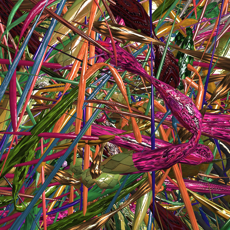 Prismatic Thickets #543 static token preview